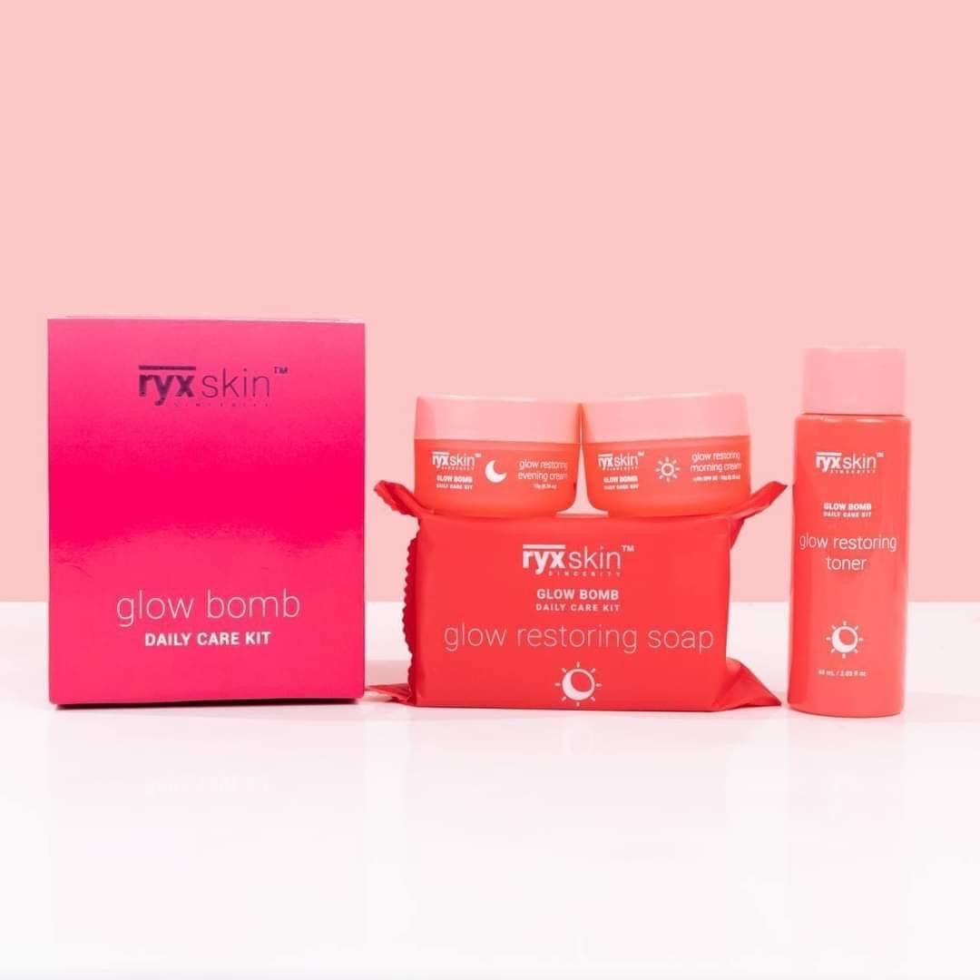 RYX Skin Glow Bomb Daily Care Kit - True Beauty Skin Essentials
