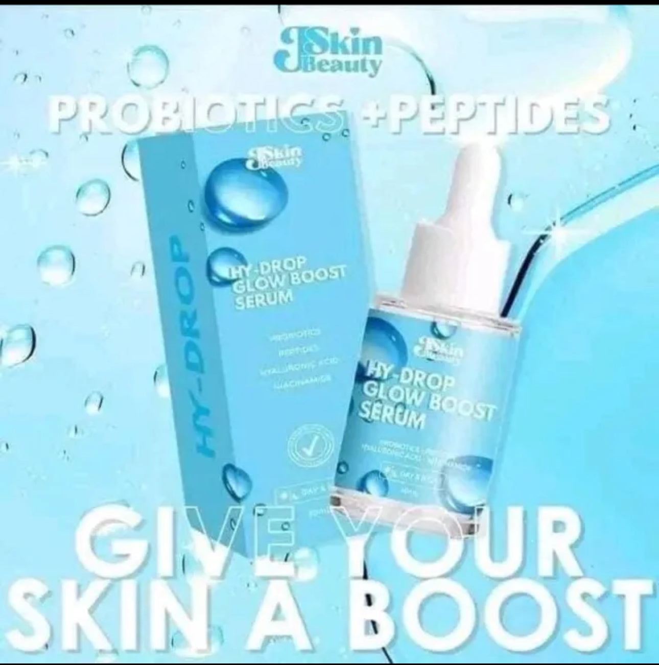 J Skin Beauty Hy-drop Glow Boost Serum - True Beauty Skin Essentials