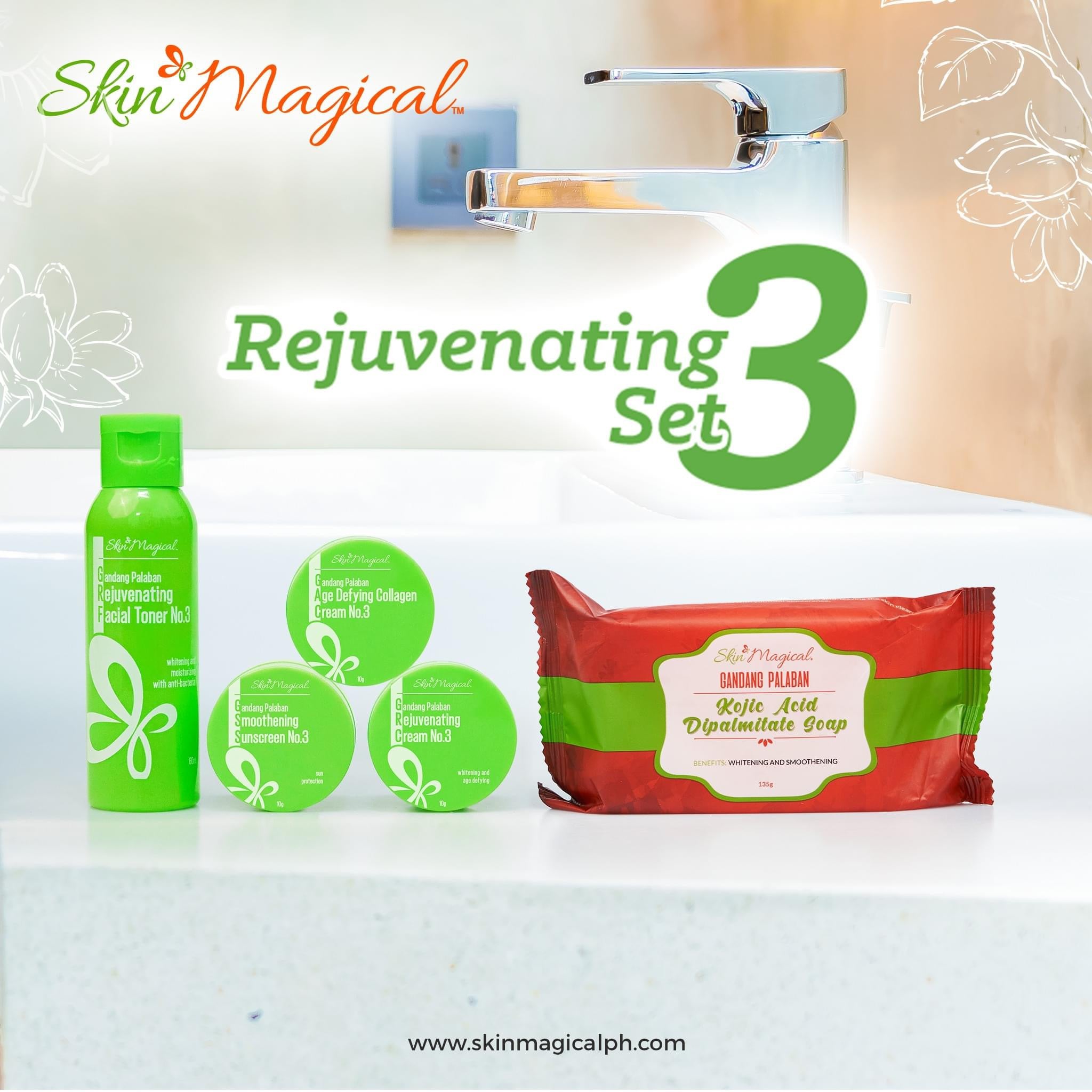 Skin Magical Rejuvenating Set 3 - True Beauty Skin Essentials