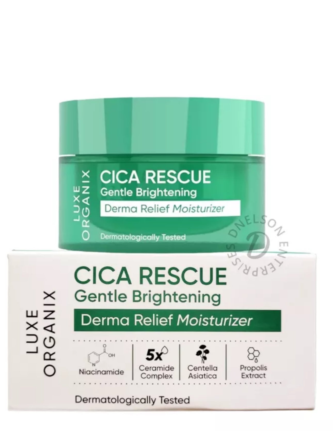 Luxe Organix Cica Rescue Gentle brightening - True Beauty Skin Essentials