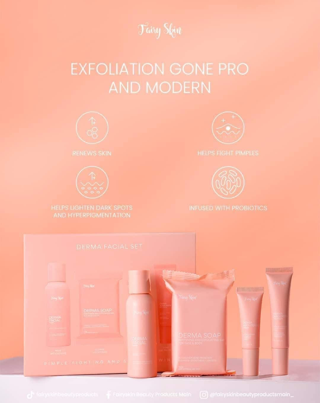 Derma Facial Set - True Beauty Skin Essentials