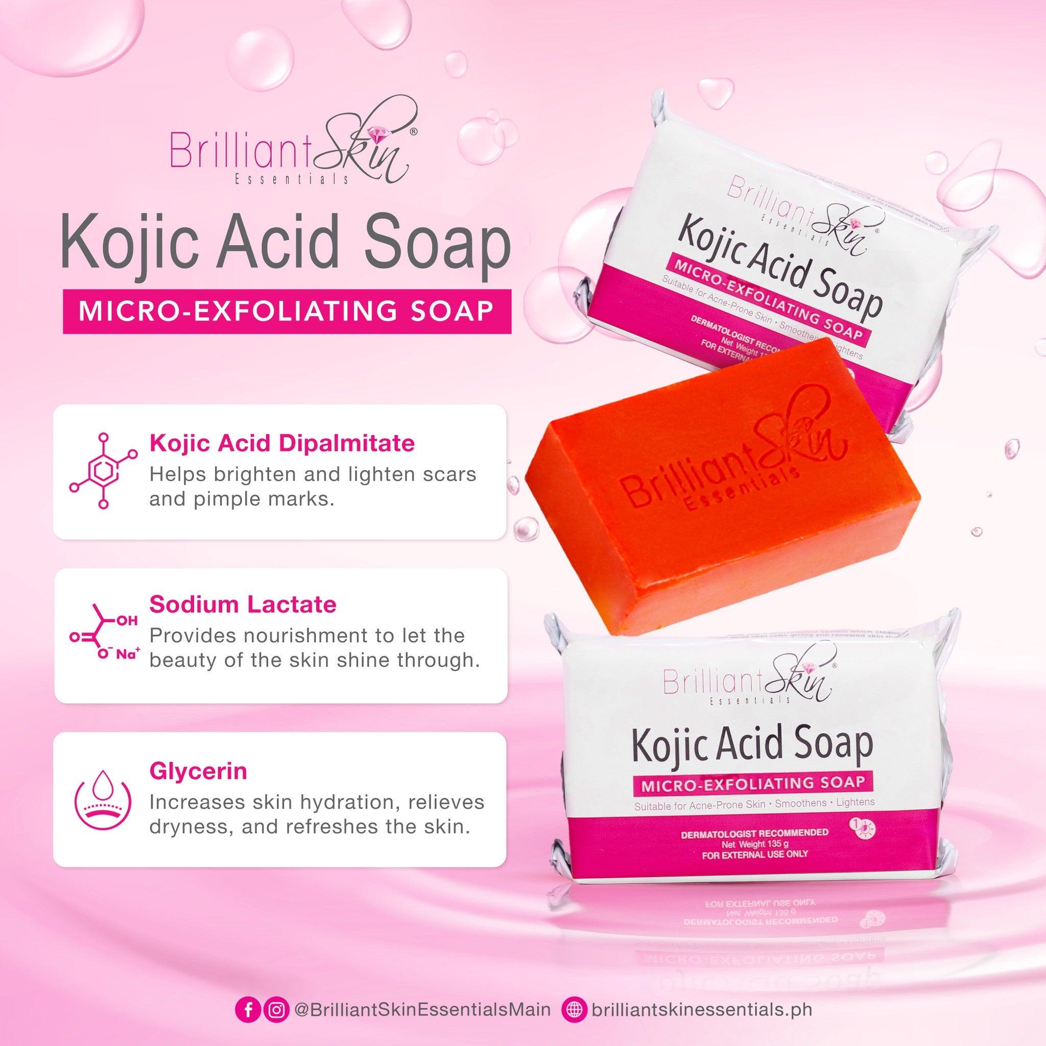 Brilliant Skin Essential Kojic Acid Soap - True Beauty Skin Essentials