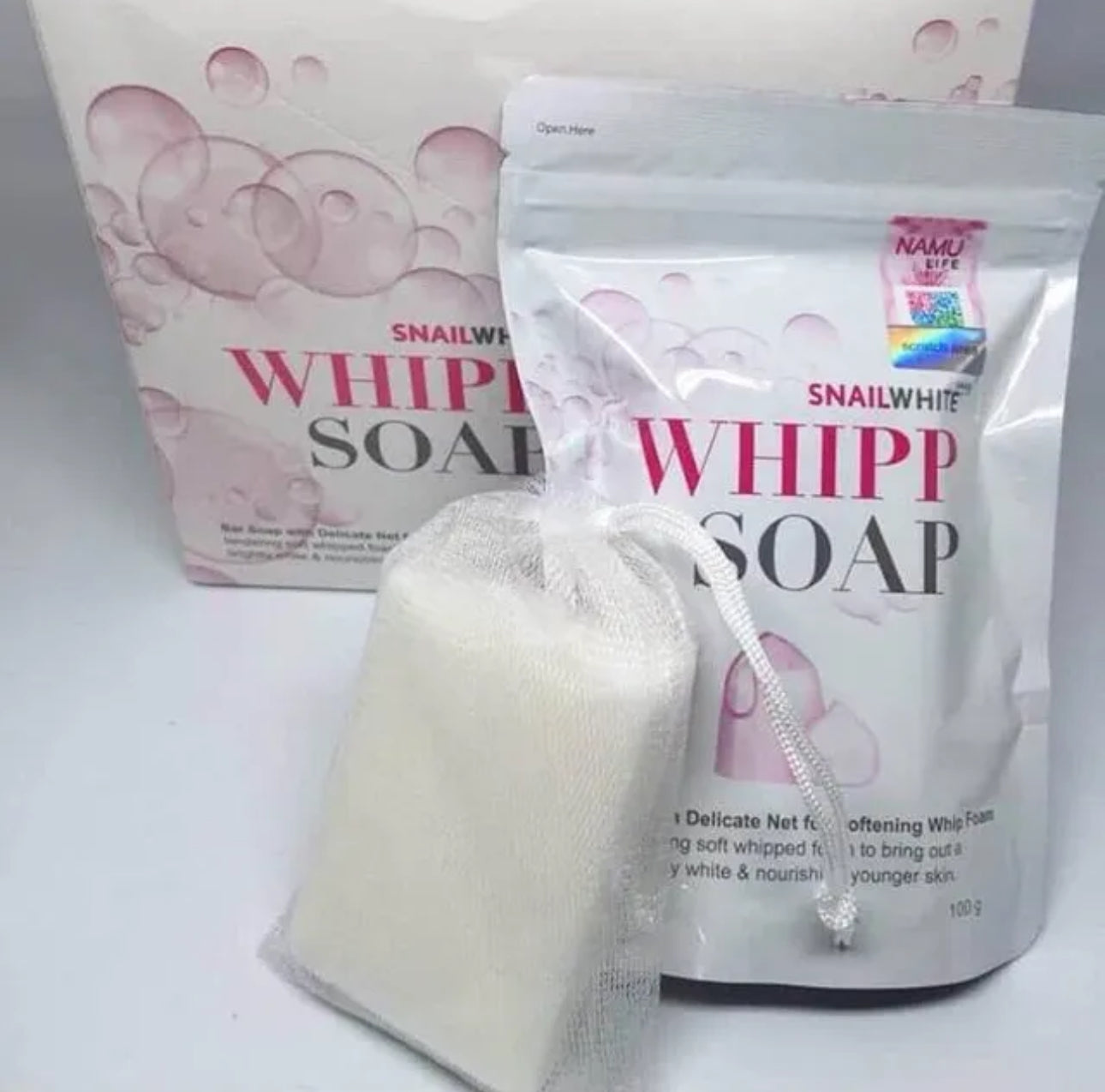 Snail White Whipped Soap 100g - True Beauty Skin Essentials