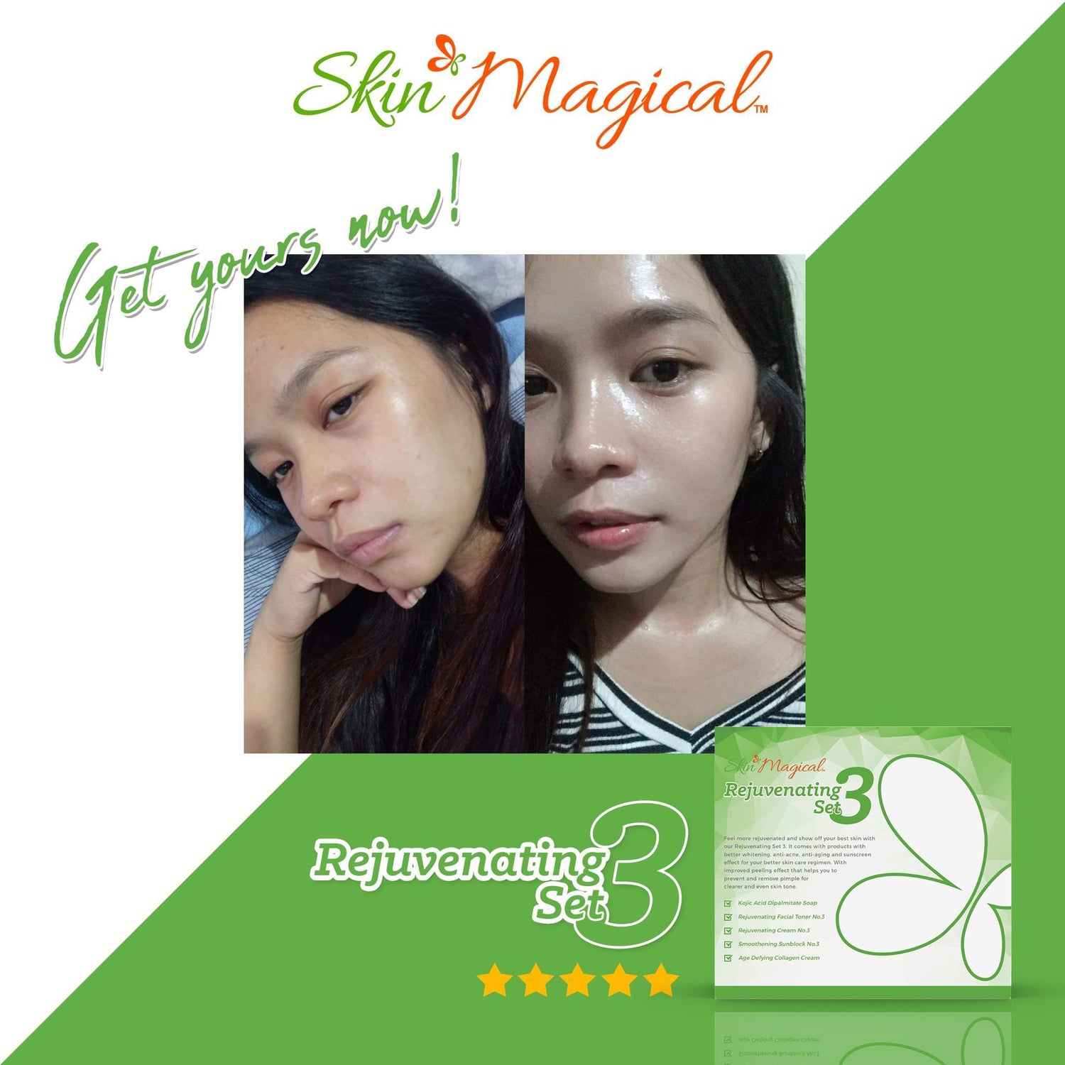 Skin Magical Rejuvenating Set 3 - True Beauty Skin Essentials