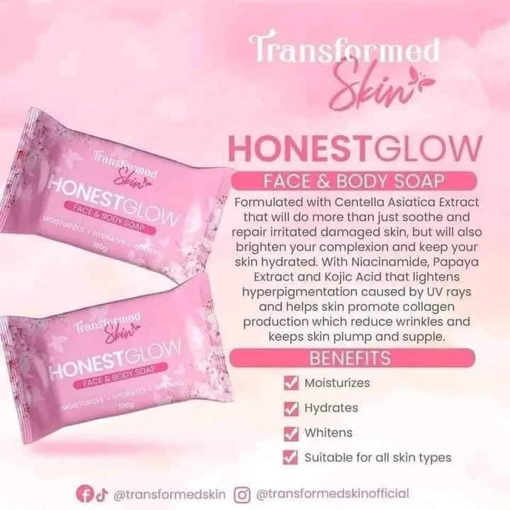 Honest Glow Facial Set by Transformed Skin - True Beauty Skin Essentials