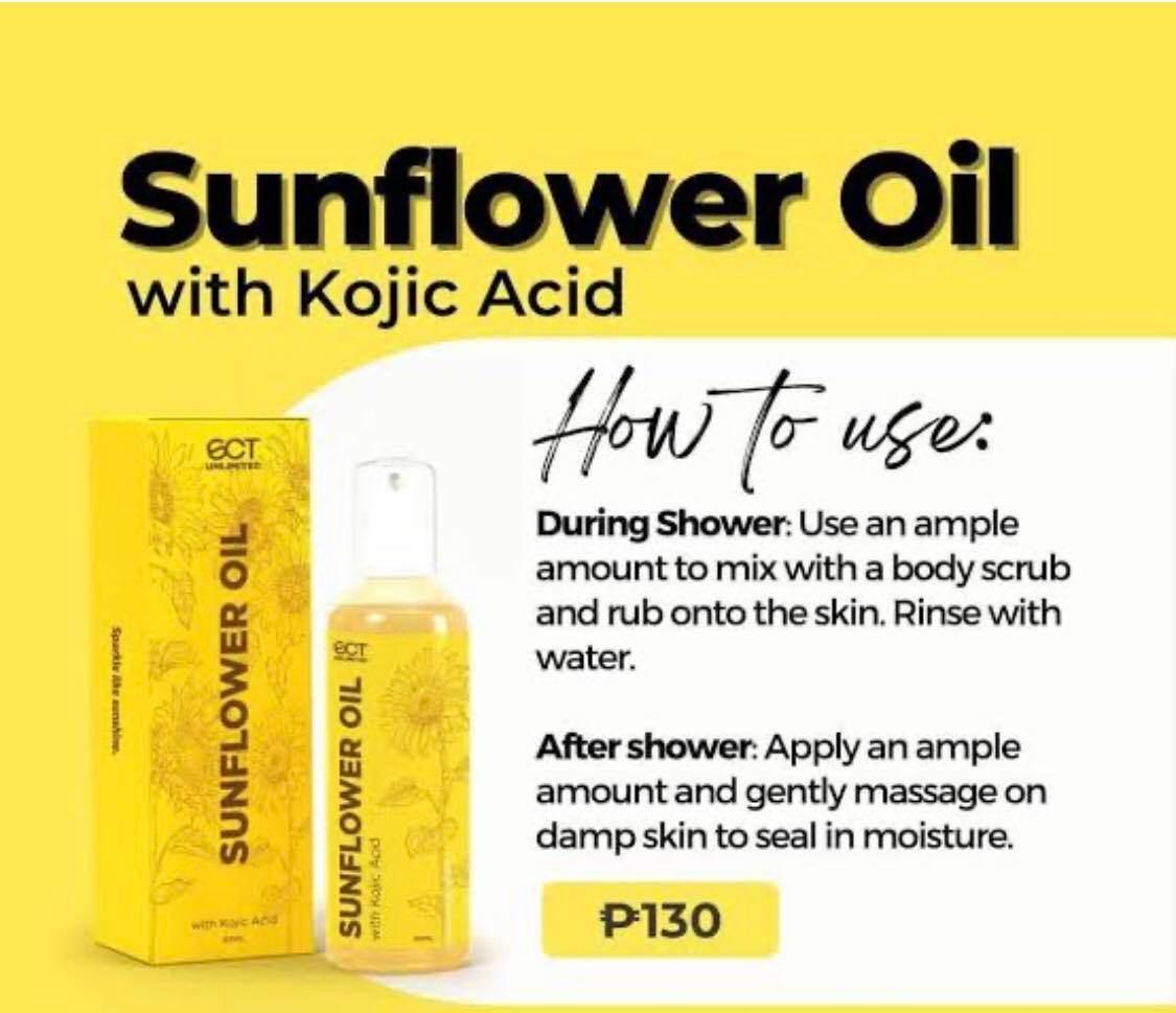 SCT Sunflower Oil with Kojic (60mL) - True Beauty Skin Essentials