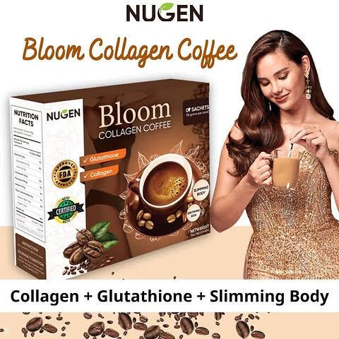 Bloom Coffee Collagen from Japan, Nutritionist Recommended, Pure Organic Coffee Collagen for Women and Men (3Boxes)