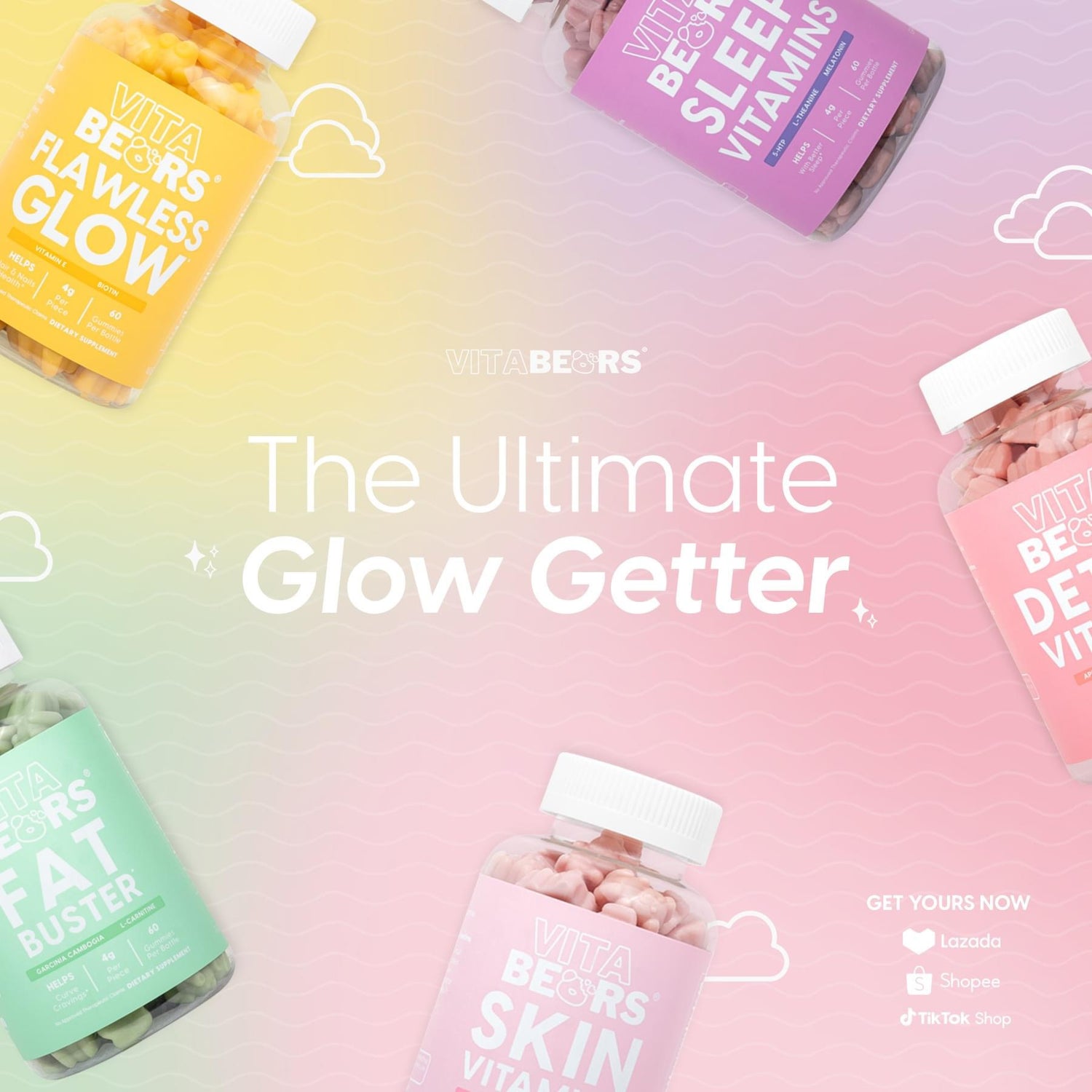 Vita Bears Vitamins - True Beauty Skin Essentials