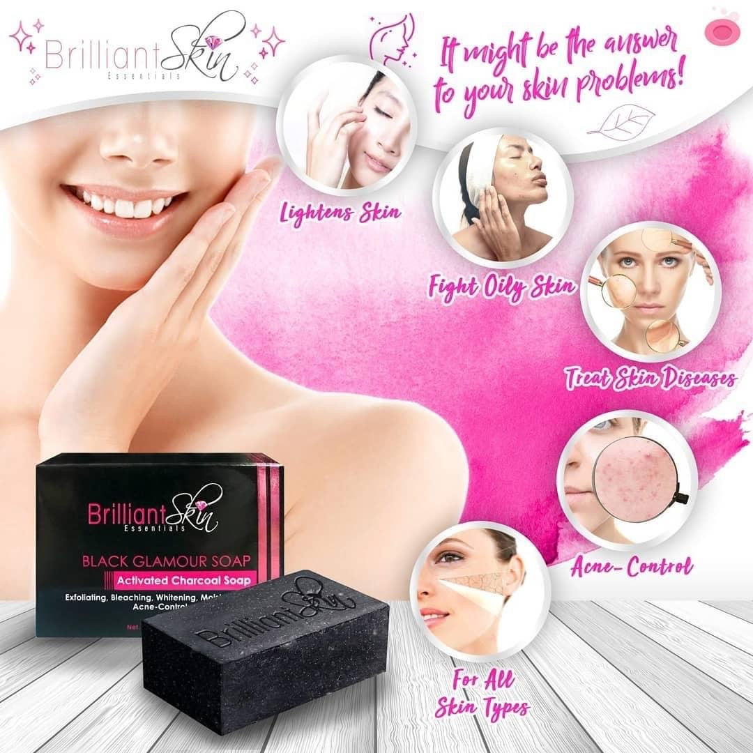 Brilliant Skin Essentials Black Glamour Mini Soap - True Beauty Skin Essentials