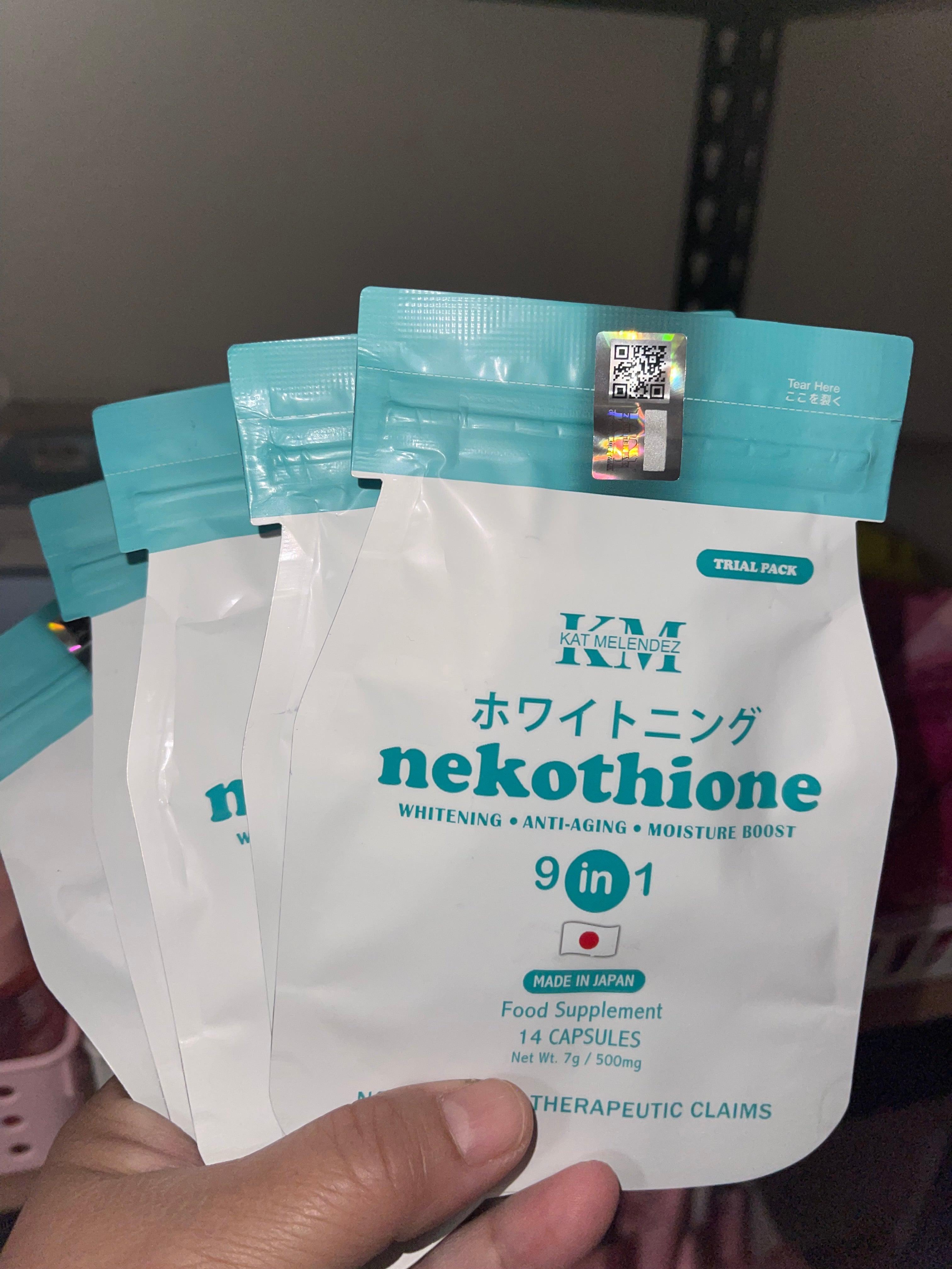HerSkin Nekothione 9 in 1 Glutathione Collagen Capsules by Kath Melendez (with free trial pack 14 capsule) - True Beauty Skin Essentials