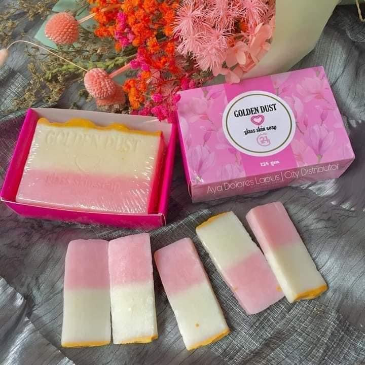 G21 Golden Dust Glass Skin Soap - True Beauty Skin Essentials