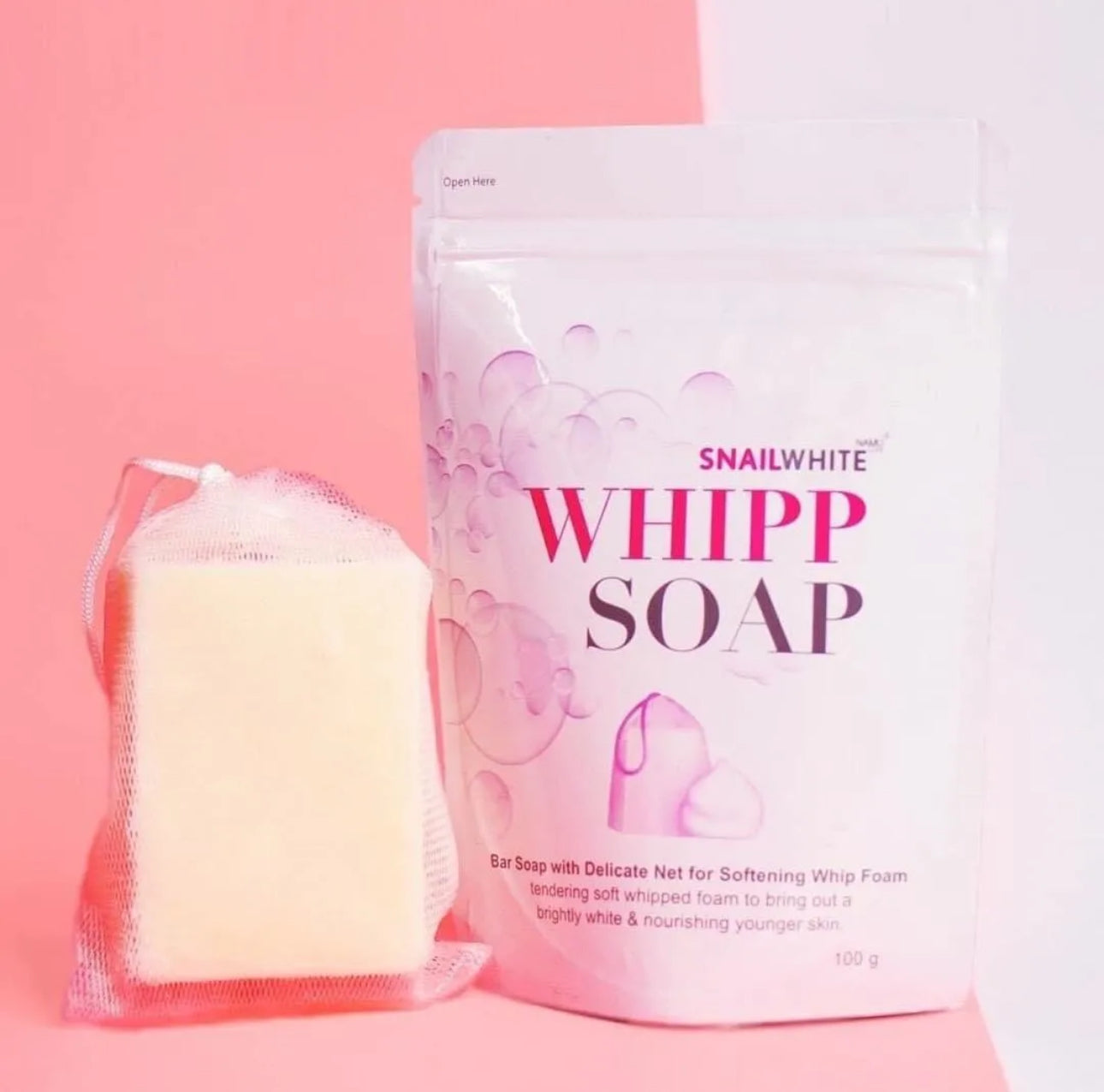 Snail White Whipped Soap 100g - True Beauty Skin Essentials