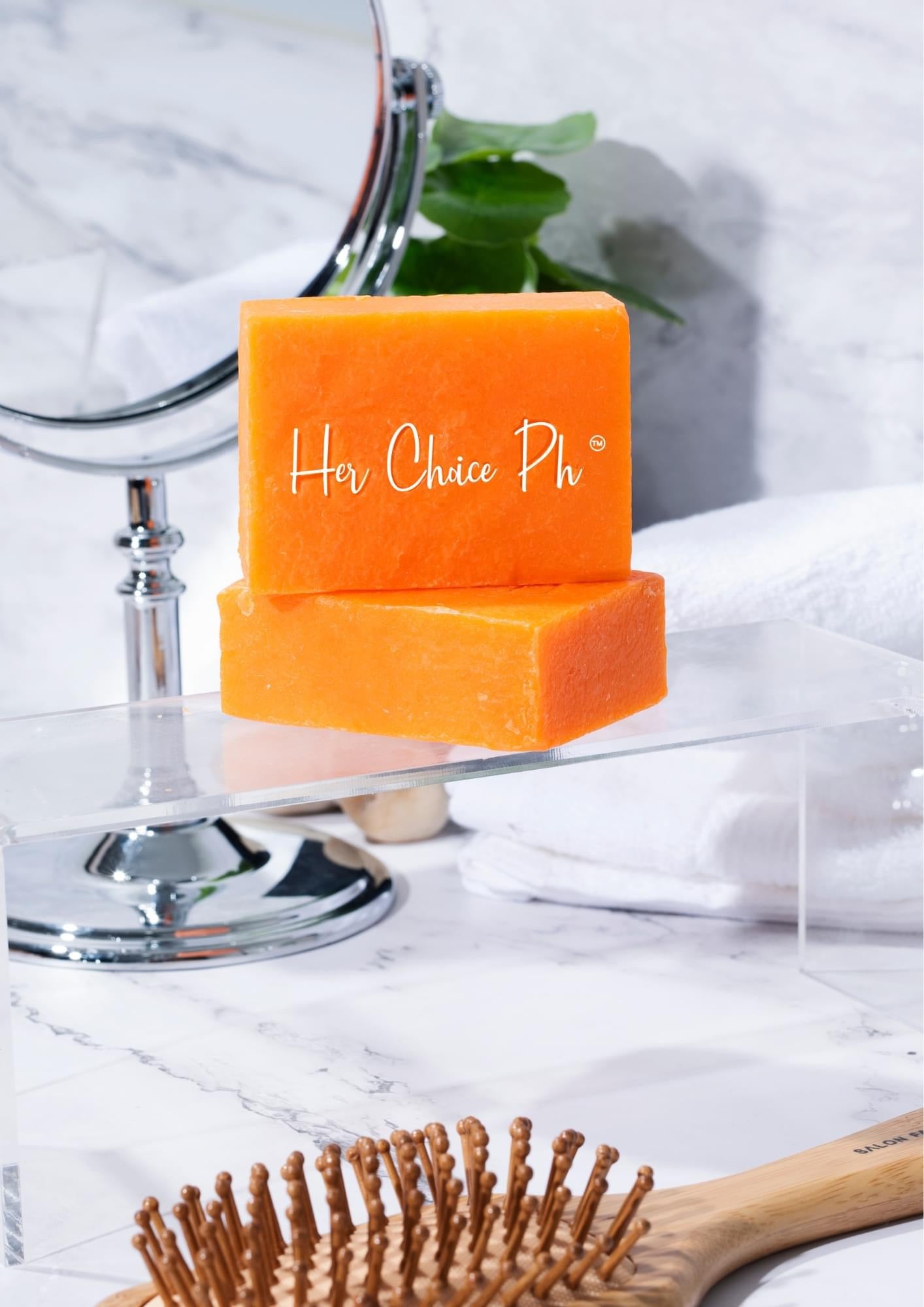 Her Choice Ph Premium Kojic Papaya Intense Whitening Soap - True Beauty Skin Essentials