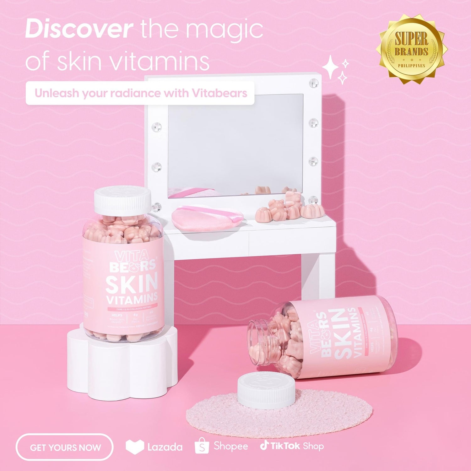 Vita Bears Vitamins - True Beauty Skin Essentials