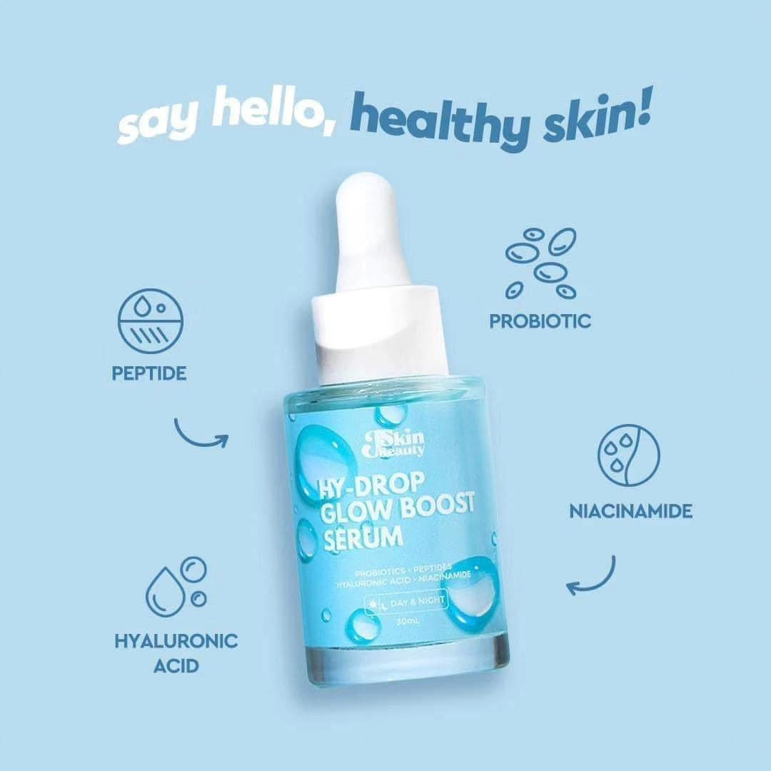 J Skin Beauty Hy-drop Glow Boost Serum - True Beauty Skin Essentials