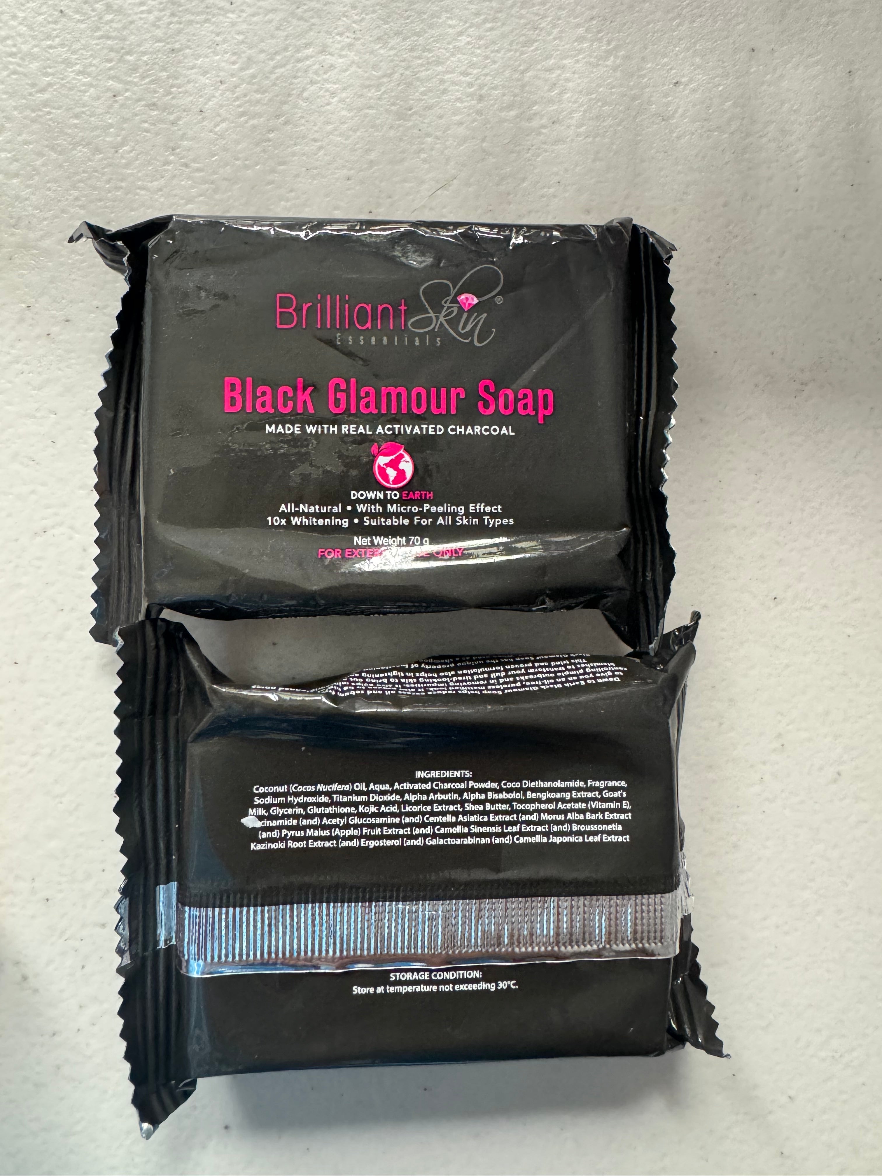 Brilliant Skin Essentials Black Glamour Mini Soap - True Beauty Skin Essentials