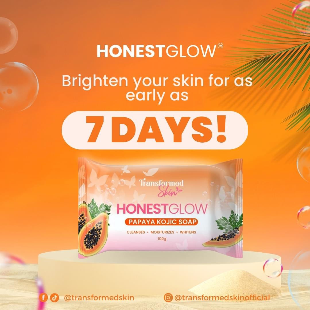 Honest Glow Kojic Papaya Soap