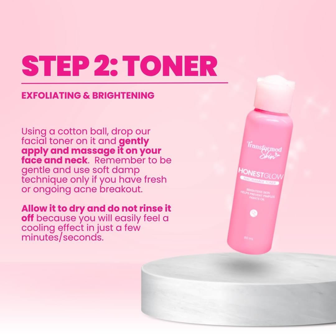 Honest Glow Facial Set by Transformed Skin - True Beauty Skin Essentials