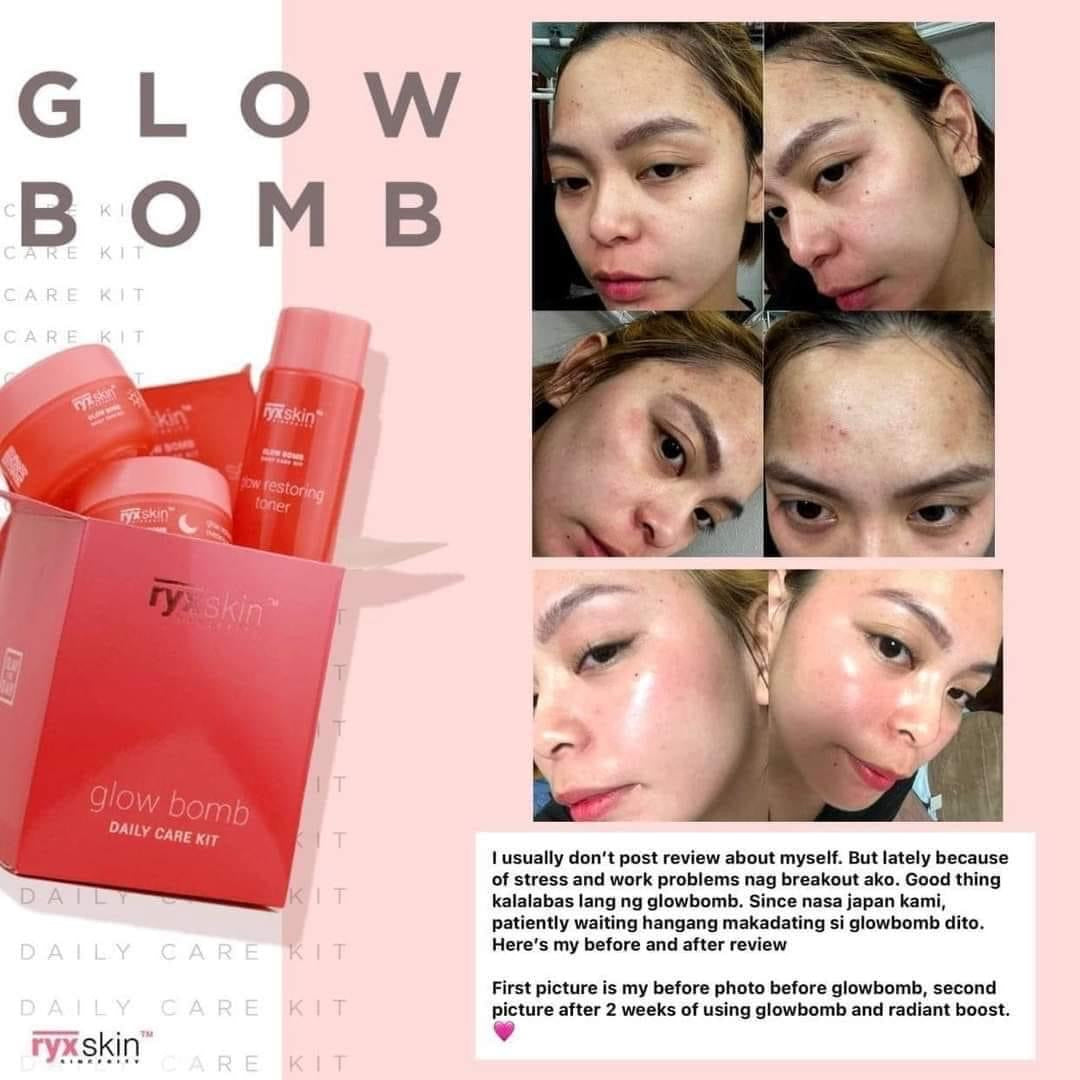 RYX Skin Glow Bomb Daily Care Kit - True Beauty Skin Essentials