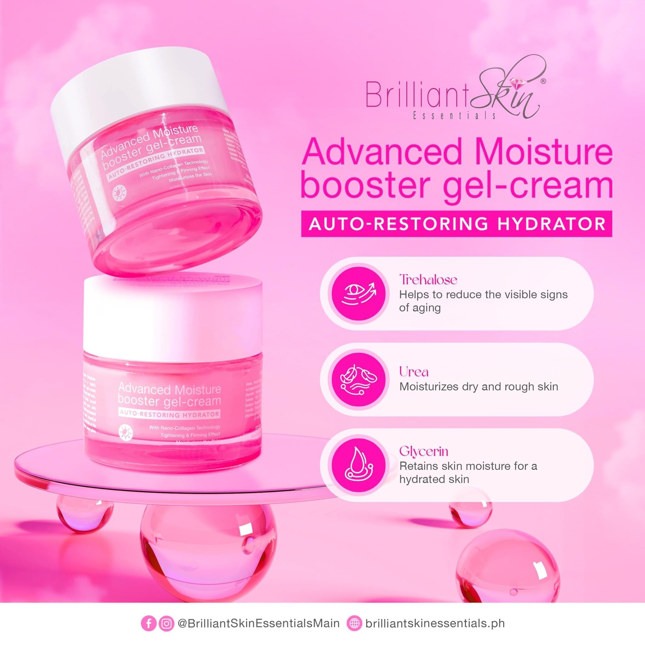Brilliant Skin Advance Moisture Gel cream - True Beauty Skin Essentials