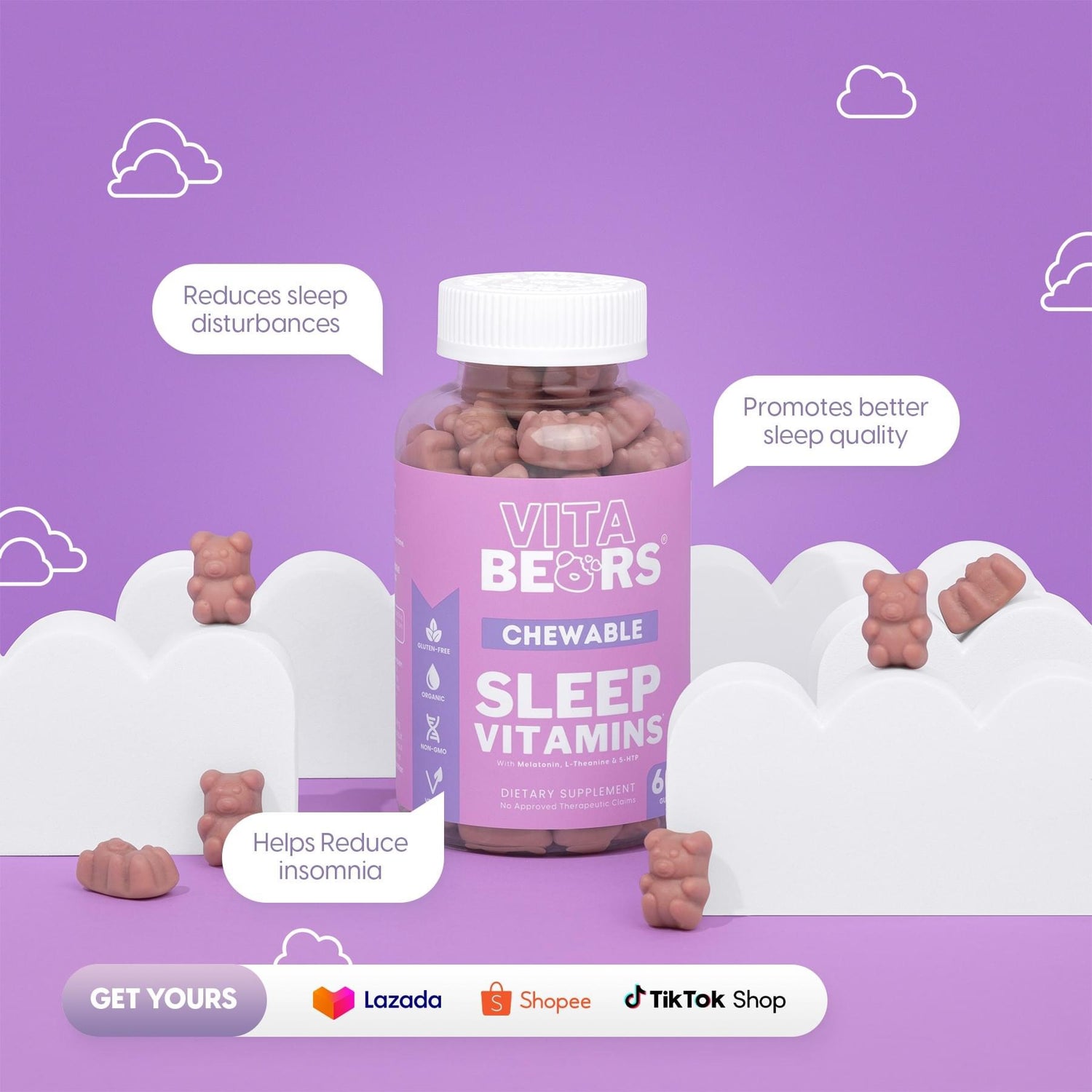 Vita Bears Vitamins - True Beauty Skin Essentials