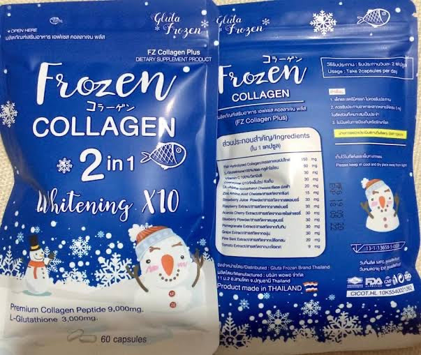 Frozen Collagen 2 in 1 Whitening 10x Glutathione - True Beauty Skin Essentials