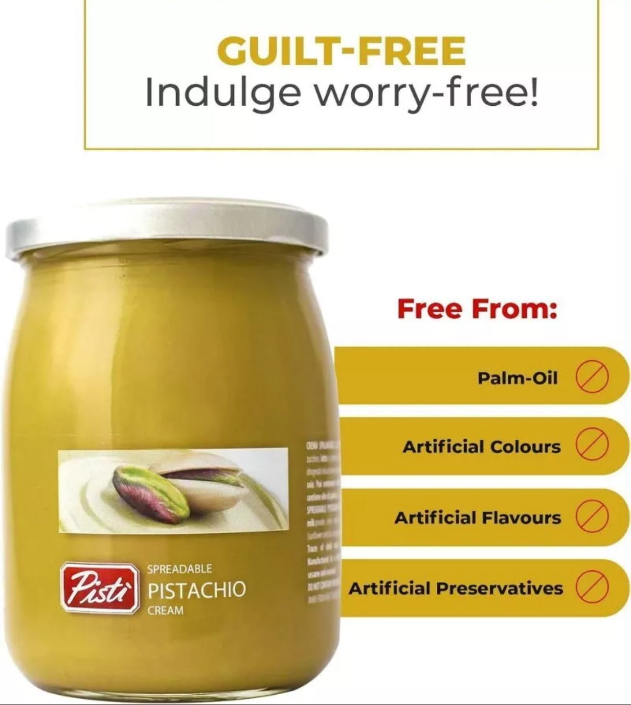 Product Listing: Pisti Sicilian Pistachio Cream Spread, 600g