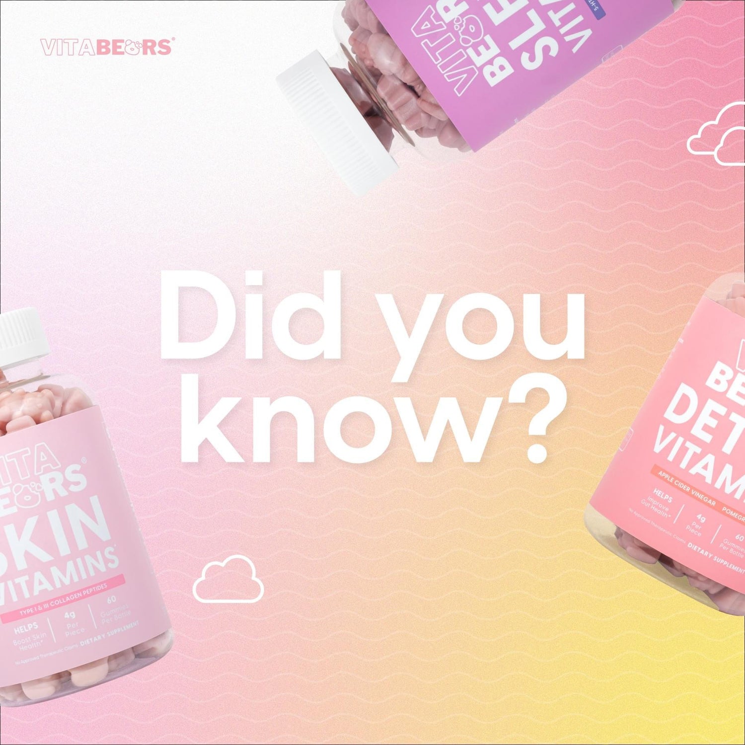 Vita Bears Vitamins - True Beauty Skin Essentials