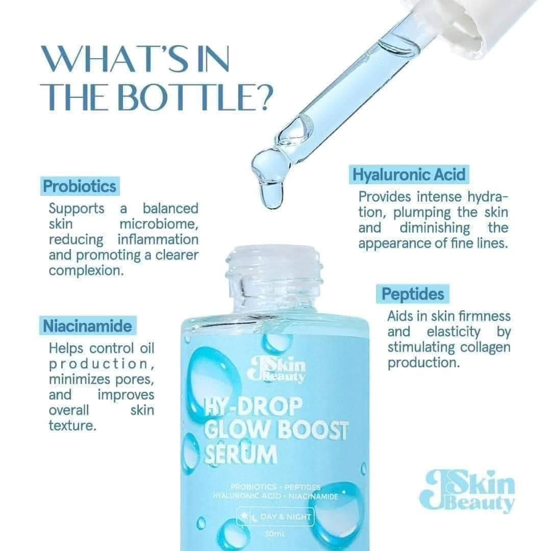 J Skin Beauty Hy-drop Glow Boost Serum - True Beauty Skin Essentials