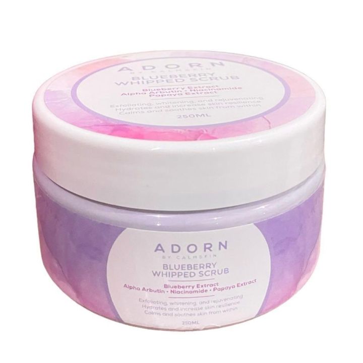 Adorn by Calmskin Blueberry Whipped Scrub - True Beauty Skin Essentials