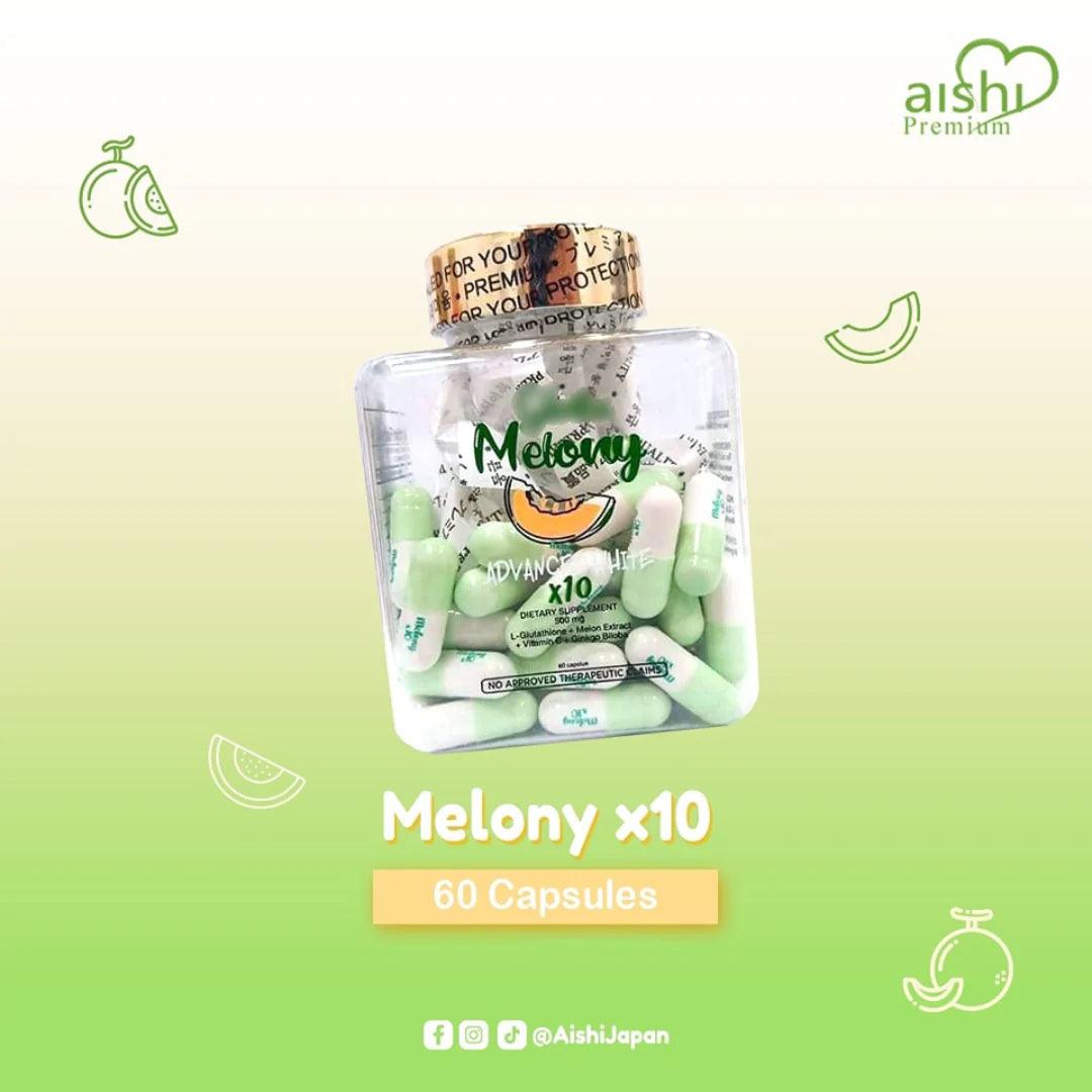 Aishi Premium Gluta Melony 10 in 1 Advanced White Glutathione (60 capsules) - True Beauty Skin Essentials