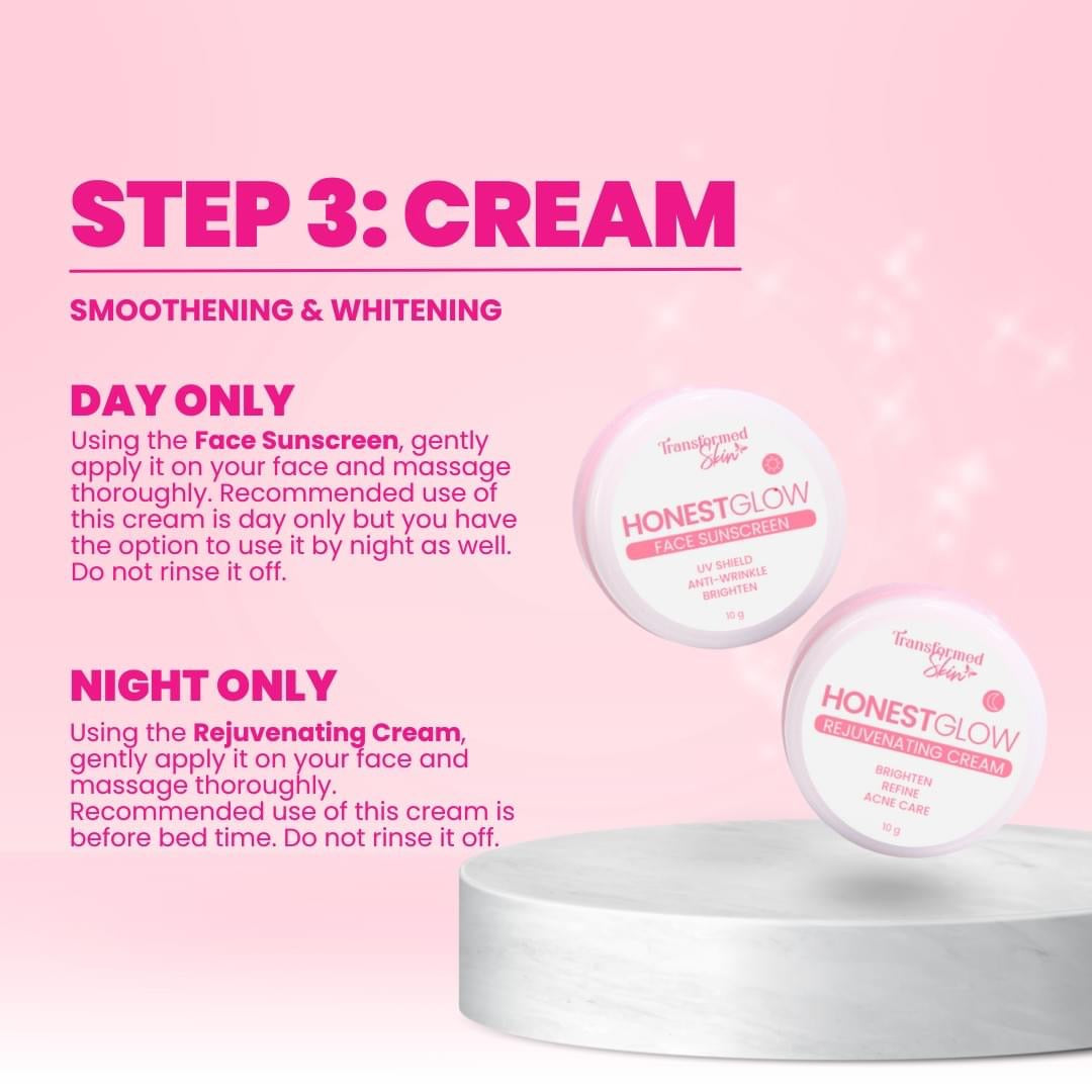 Honest Glow Facial Set by Transformed Skin - True Beauty Skin Essentials