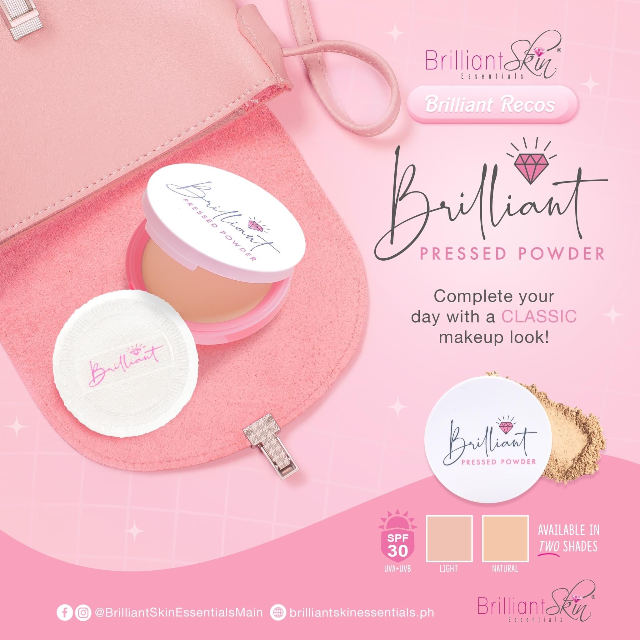 BRILLIANT SKIN PRESSED POWDER NATURAL - True Beauty Skin Essentials