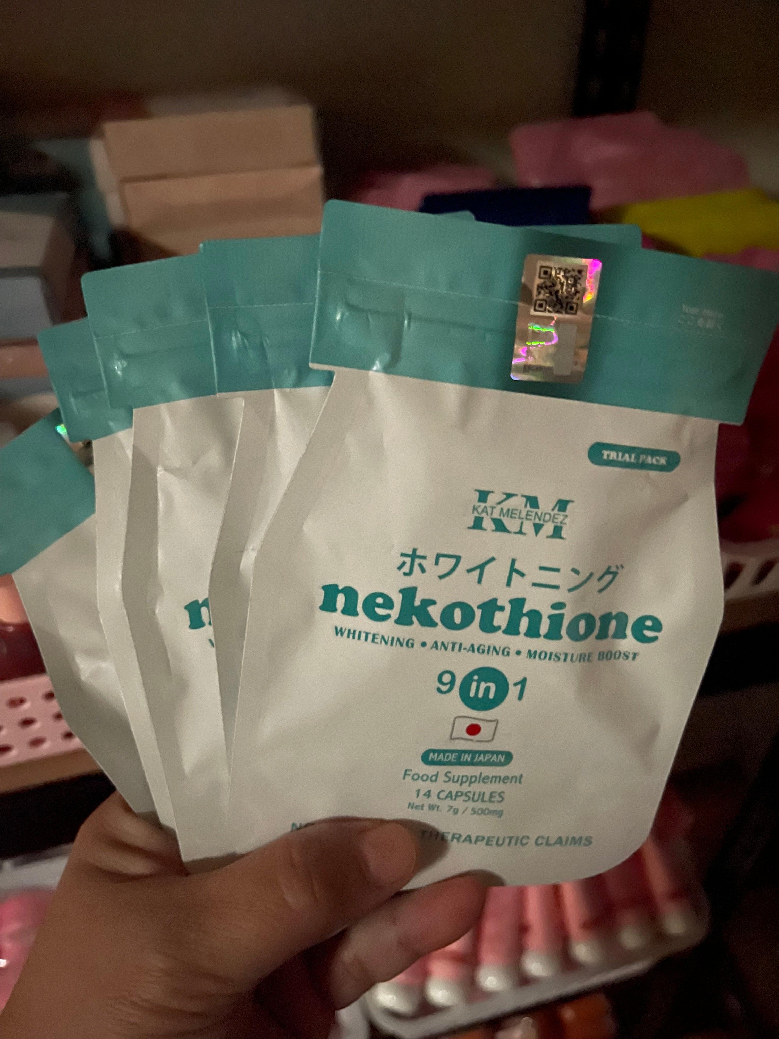 HerSkin Nekothione 9 in 1 Glutathione Collagen Capsules by Kath Melendez (with free trial pack 14 capsule) - True Beauty Skin Essentials