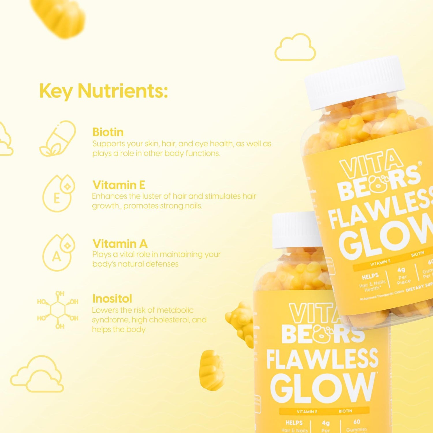 Vita Bears Vitamins - True Beauty Skin Essentials