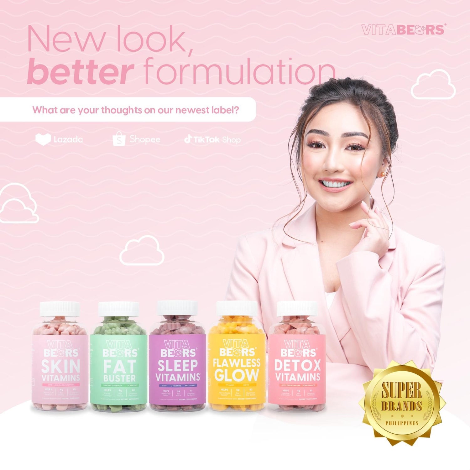 Vita Bears Vitamins - True Beauty Skin Essentials