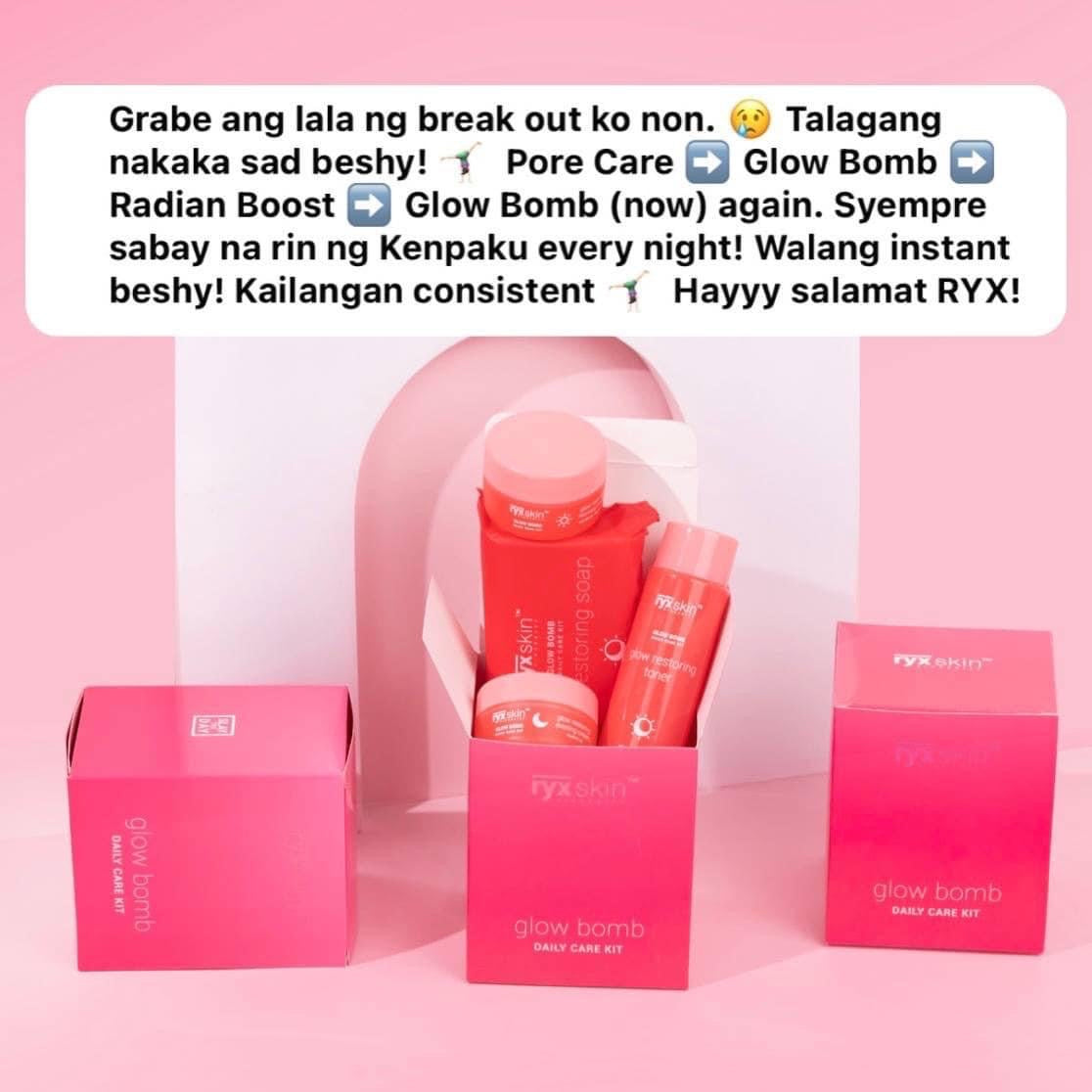 RYX Skin Glow Bomb Daily Care Kit - True Beauty Skin Essentials