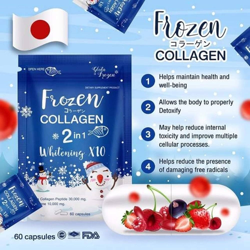 Frozen Collagen 2 in 1 Whitening 10x Glutathione - True Beauty Skin Essentials
