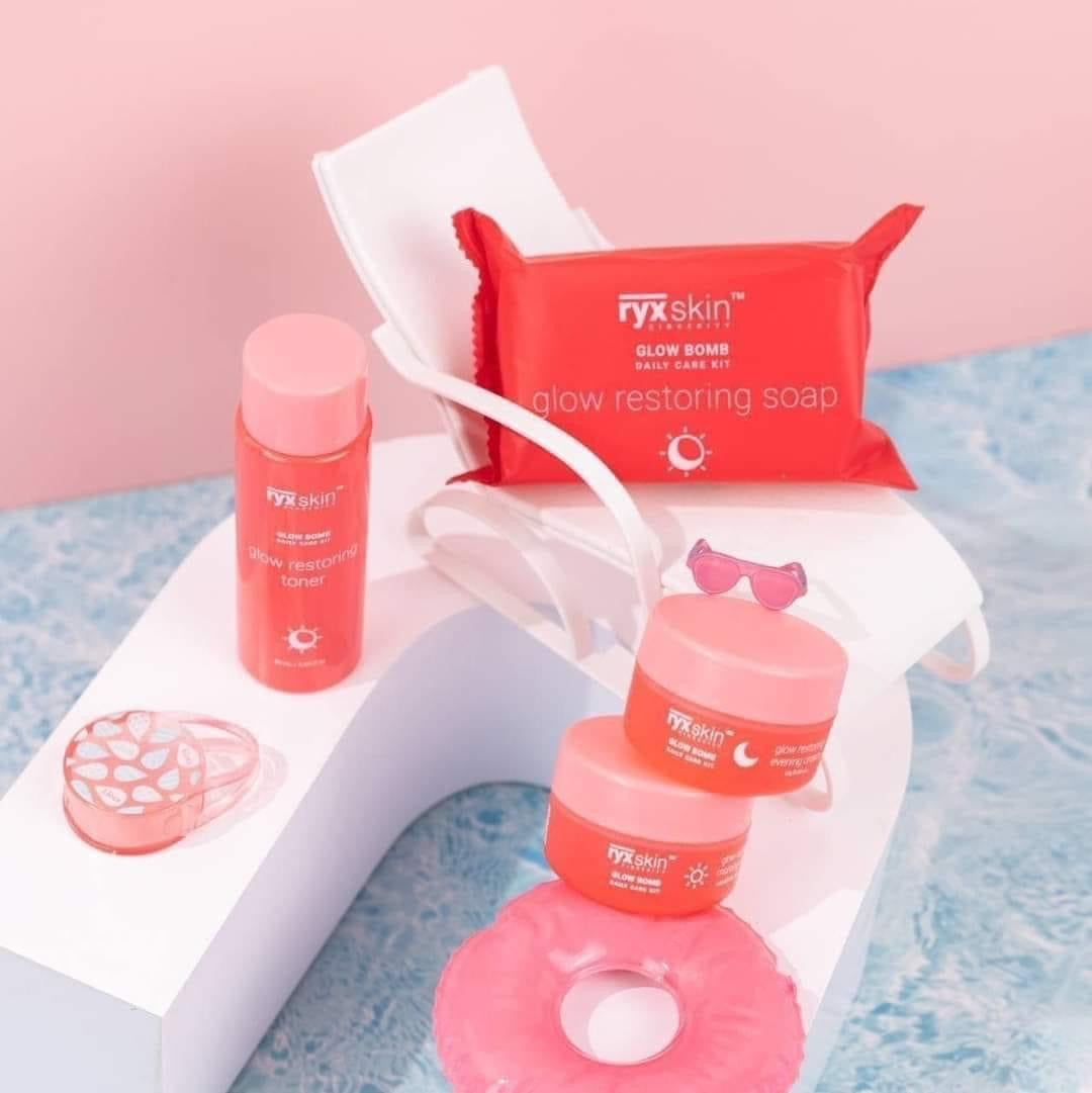 RYX Skin Glow Bomb Daily Care Kit - True Beauty Skin Essentials