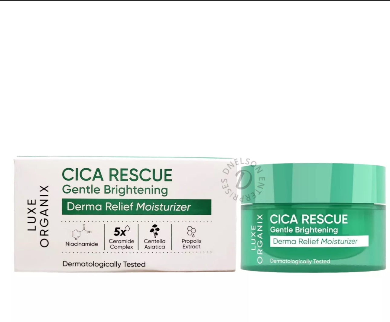 Luxe Organix Cica Rescue Gentle brightening - True Beauty Skin Essentials
