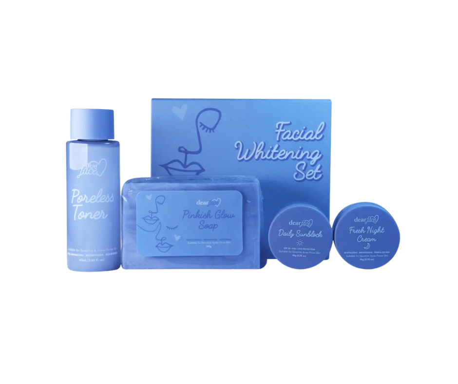 Dear Face Facial Whitening Set - True Beauty Skin Essentials