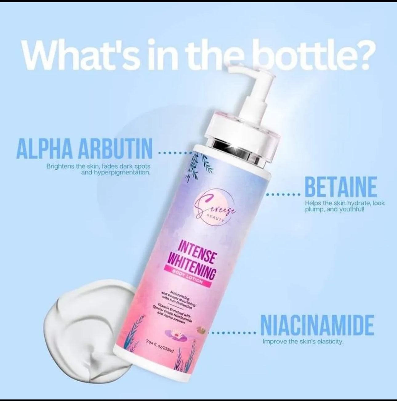 Sereese Beauty Intense Whitening Body Lotion - True Beauty Skin Essentials