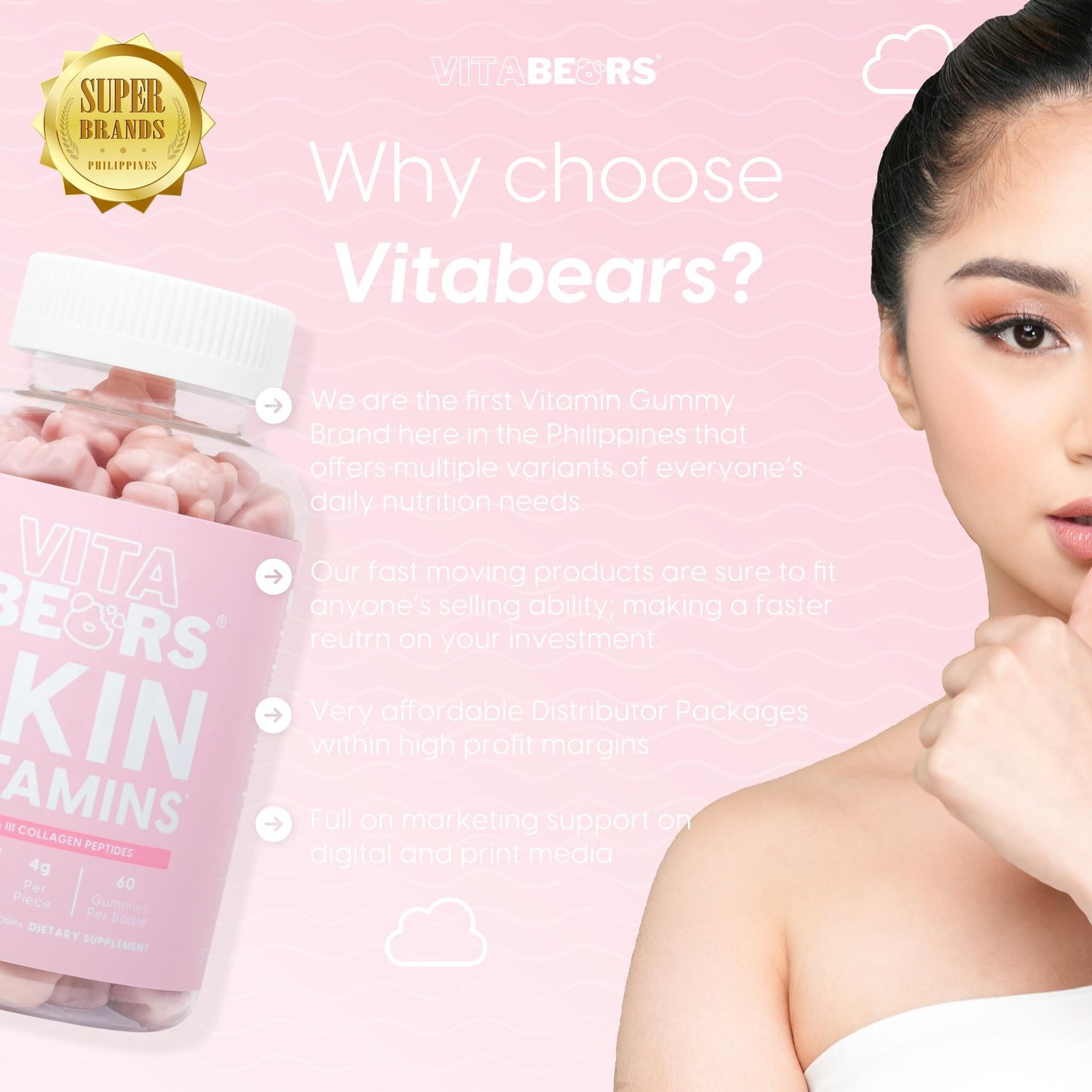 Vita Bears Vitamins - True Beauty Skin Essentials