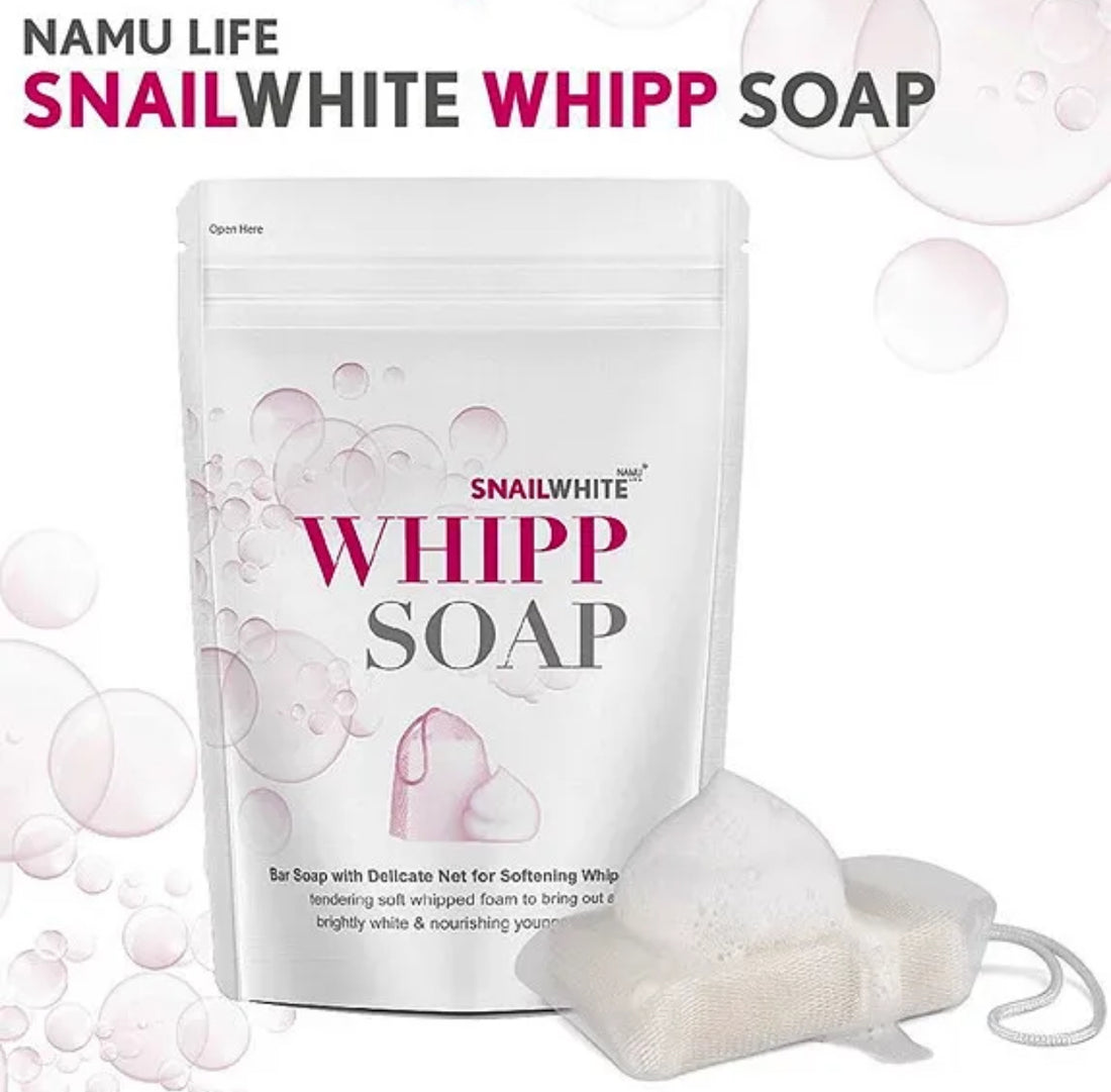 Snail White Whipped Soap 100g - True Beauty Skin Essentials