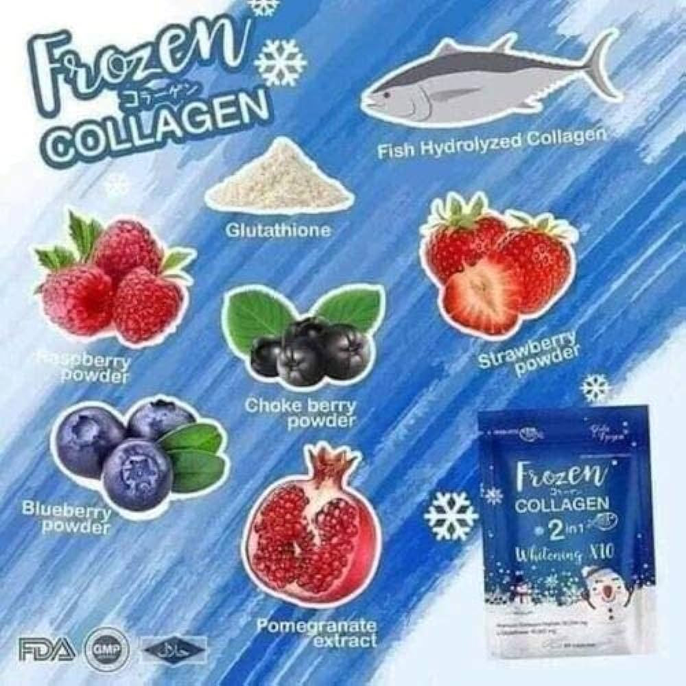 Frozen Collagen 2 in 1 Whitening 10x Glutathione - True Beauty Skin Essentials