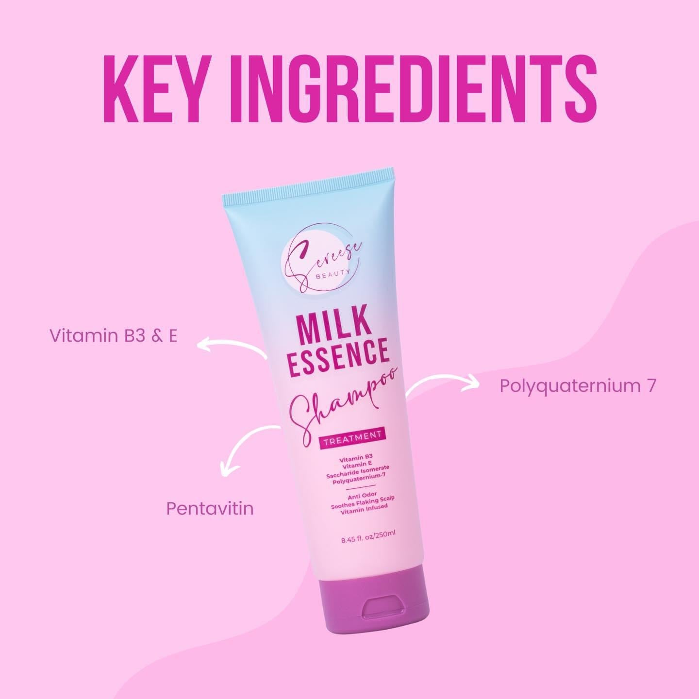 Sereese Milk Essence Shampoo and Conditioner - True Beauty Skin Essentials