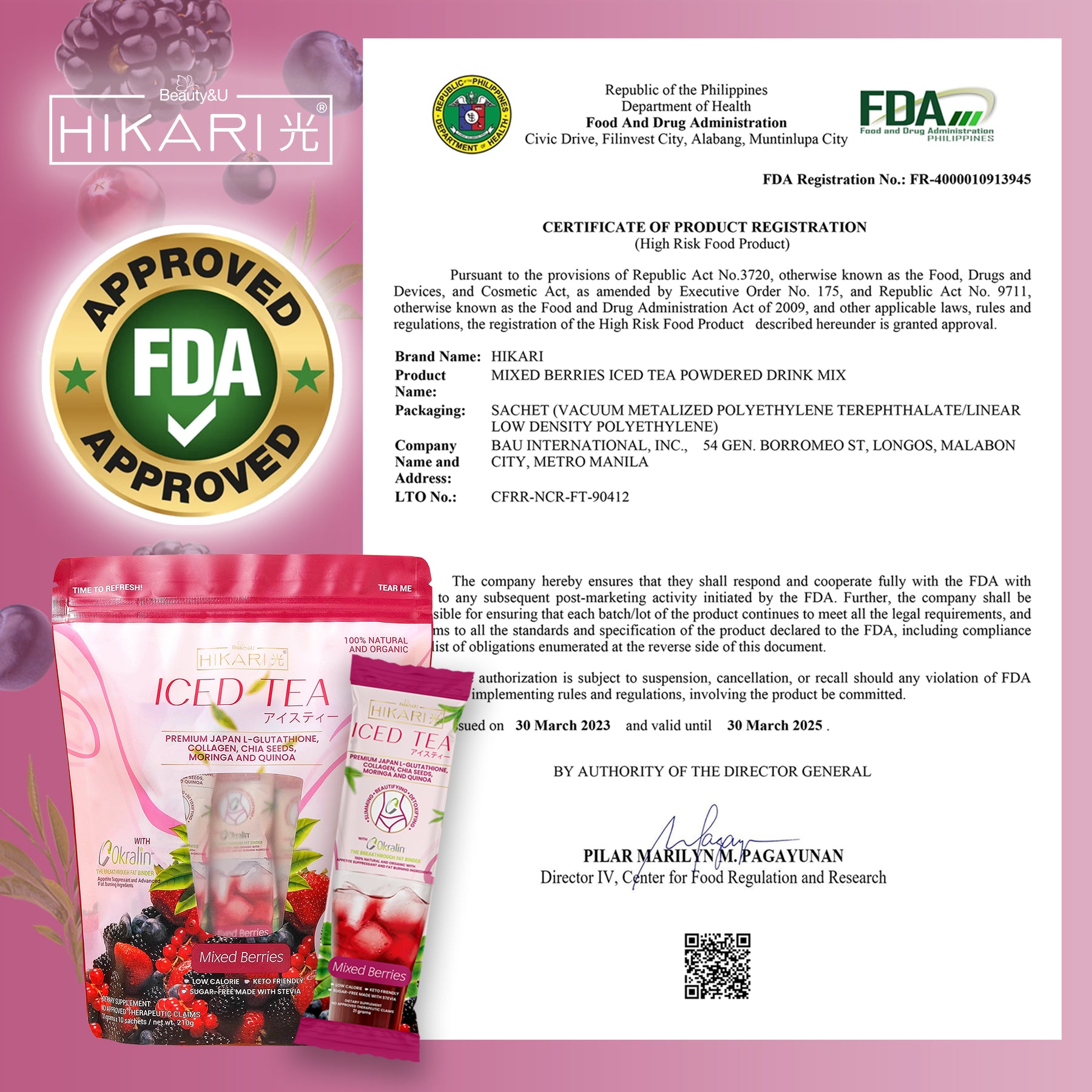Hikari Coffee Mocha and Iced Tea 210g (10 Sachets) - True Beauty Skin Essentials