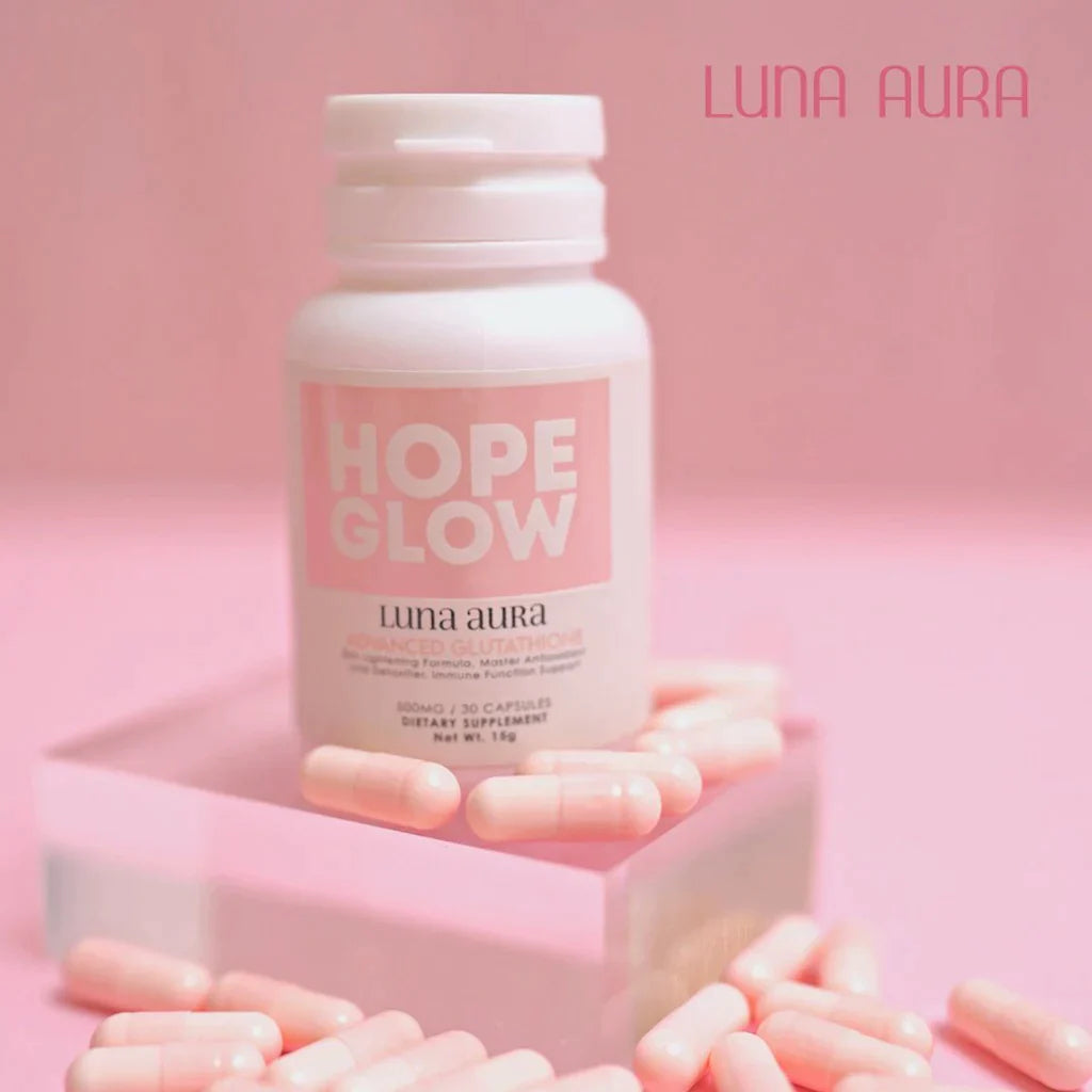 Luna Aura Hope Glow Glutathione and Hope C Plus - True Beauty Skin Essentials