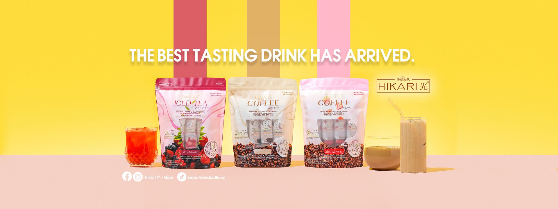 Hikari Coffee Mocha and Iced Tea 210g (10 Sachets) - True Beauty Skin Essentials