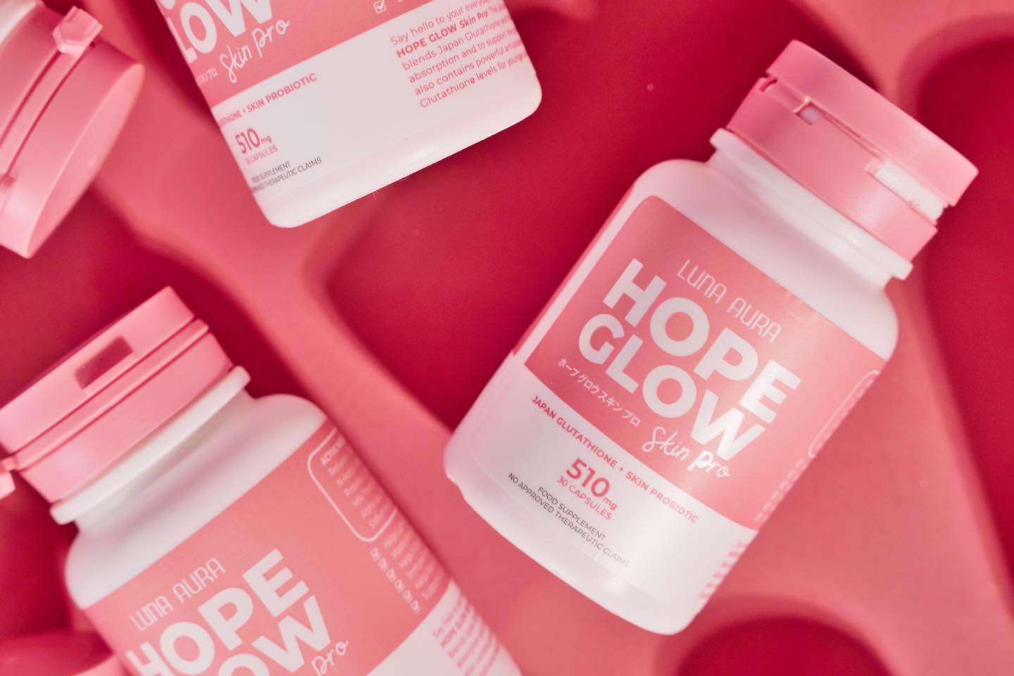 Luna Aura Hope Glow Glutathione and Hope C Plus - True Beauty Skin Essentials